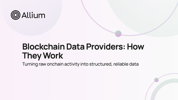 Blockchain Data Providers: How They Work