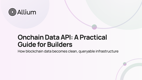Onchain Data API: A Practical Guide for Builders