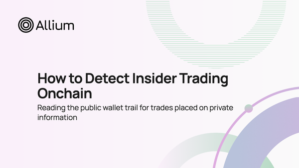How to Detect Insider Trading Onchain
