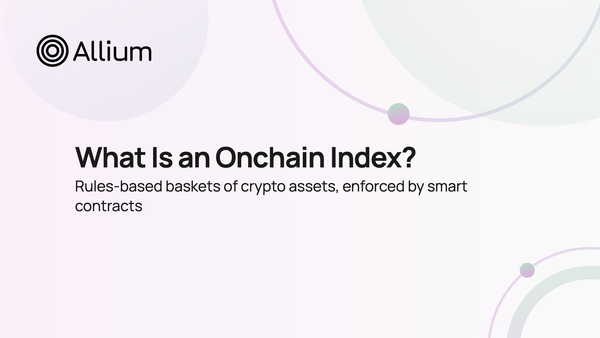 What Is an Onchain Index?