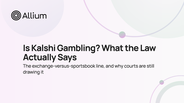 Is Kalshi Gambling? What the Law Actually Says