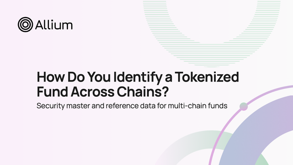 How Do You Identify a Tokenized Fund Across Chains?
