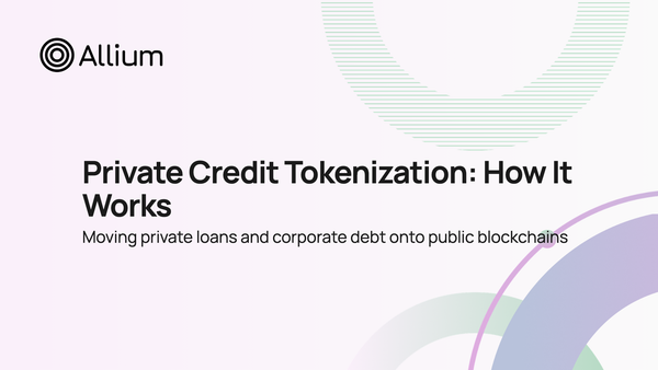 Private Credit Tokenization: How It Works