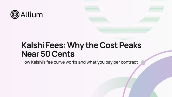 Kalshi Fees: Why the Cost Peaks Near 50 Cents