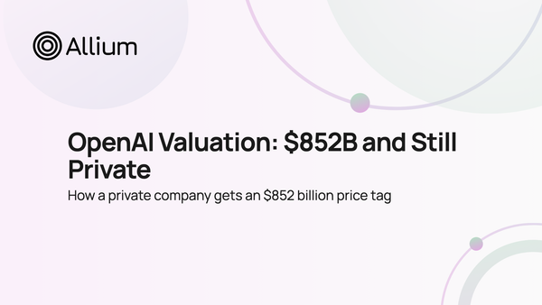 OpenAI Valuation: $852B and Still Private