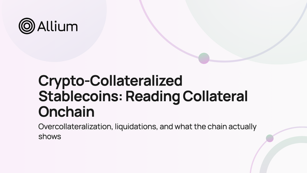 Crypto-Collateralized Stablecoins: Reading Collateral Onchain