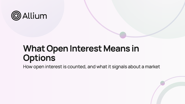 What Open Interest Means in Options