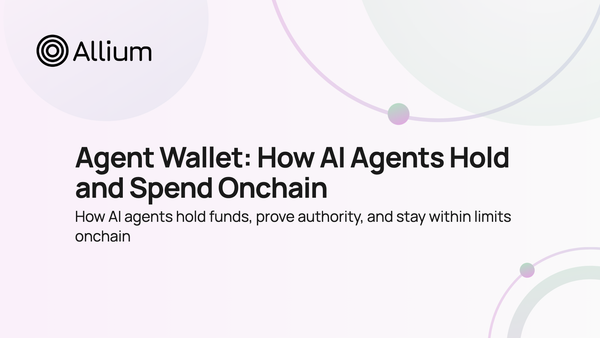 Agent Wallet: How AI Agents Hold and Spend Onchain