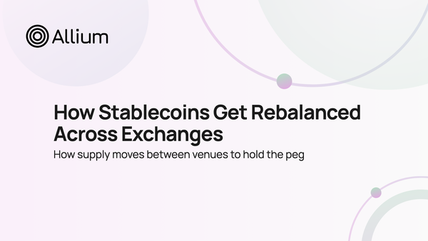 How Stablecoins Get Rebalanced Across Exchanges