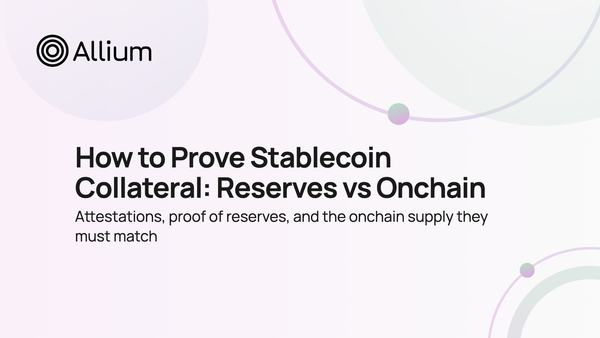 How to Prove Stablecoin Collateral: Reserves vs Onchain