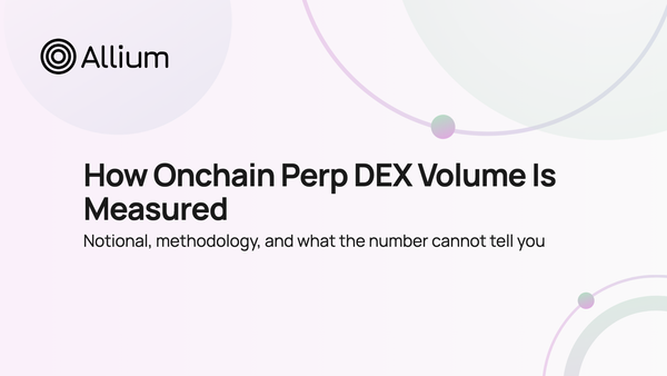 How Onchain Perp DEX Volume Is Measured