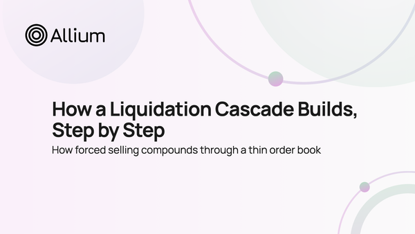 How a Liquidation Cascade Builds, Step by Step