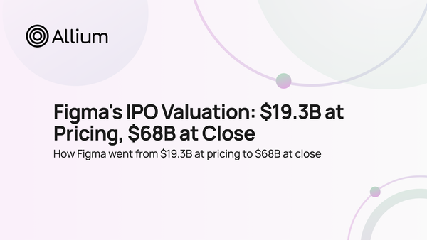 Figma's IPO Valuation: $19.3B at Pricing, $68B at Close