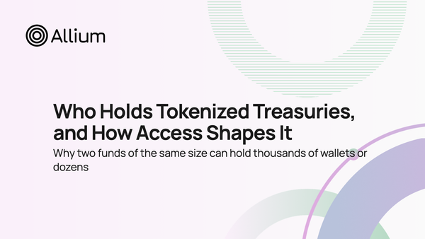 Who Holds Tokenized Treasuries, and How Access Shapes It