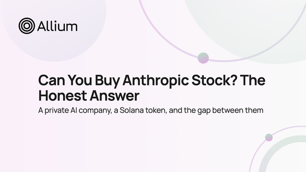 Can You Buy Anthropic Stock? The Honest Answer