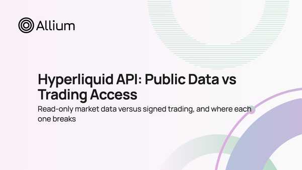 Hyperliquid API: Public Data vs Trading Access