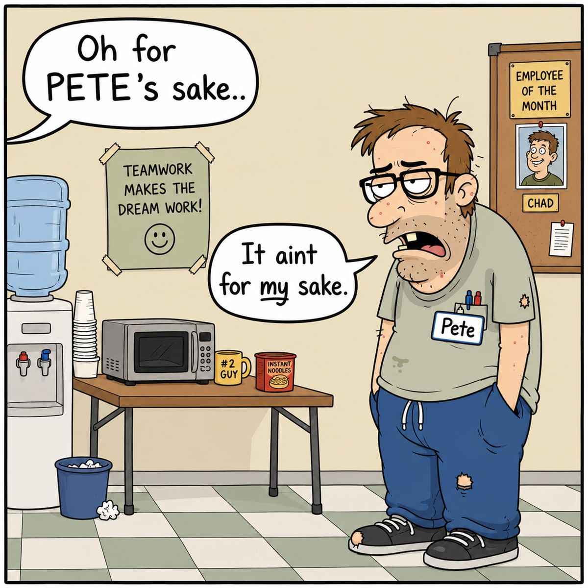 Whose Sake?