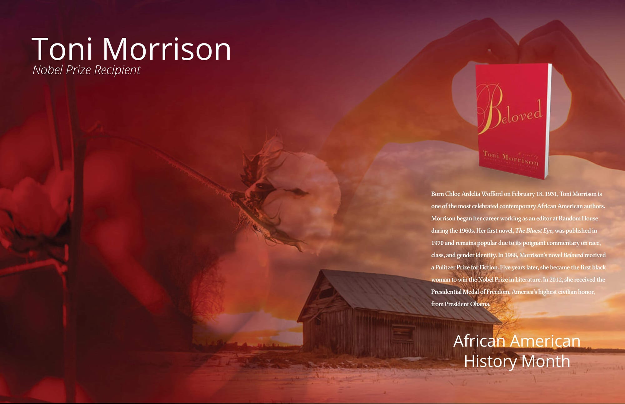 Toni Morrison AuthorSpeak Poster