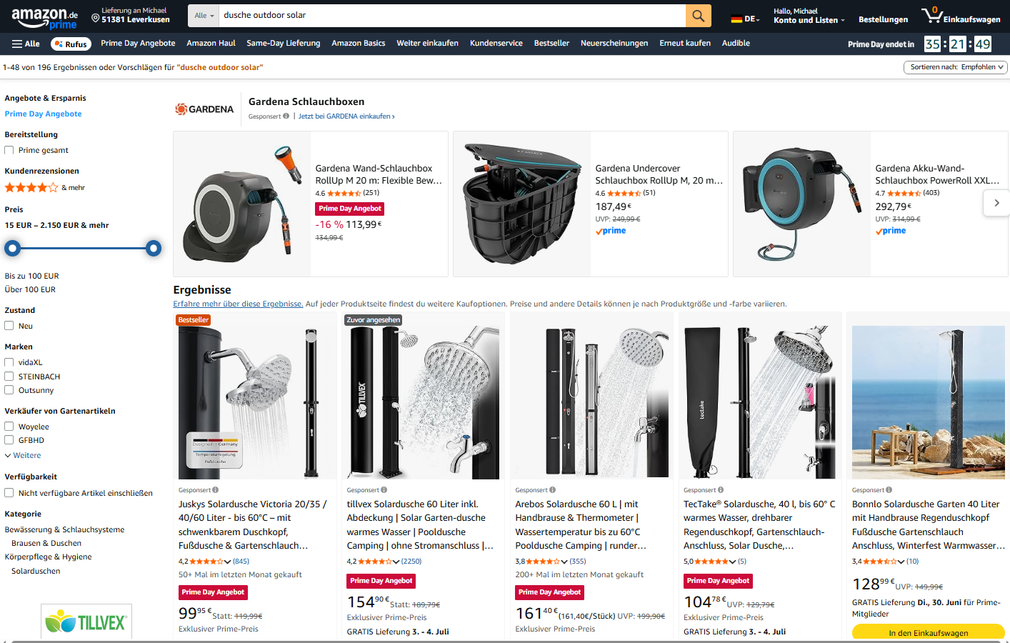 Prime Day Werbung