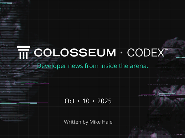 Colosseum Codex: Audit Subsidy Program, LearnSol, Umbra ICO