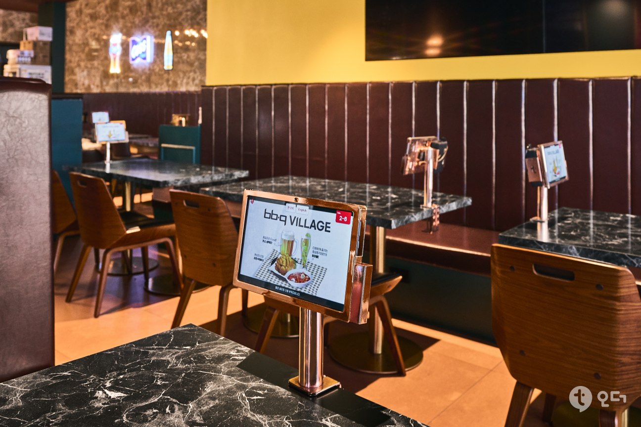 티오더 매장 가이드 설치 사례 BBQ 빌리지 9