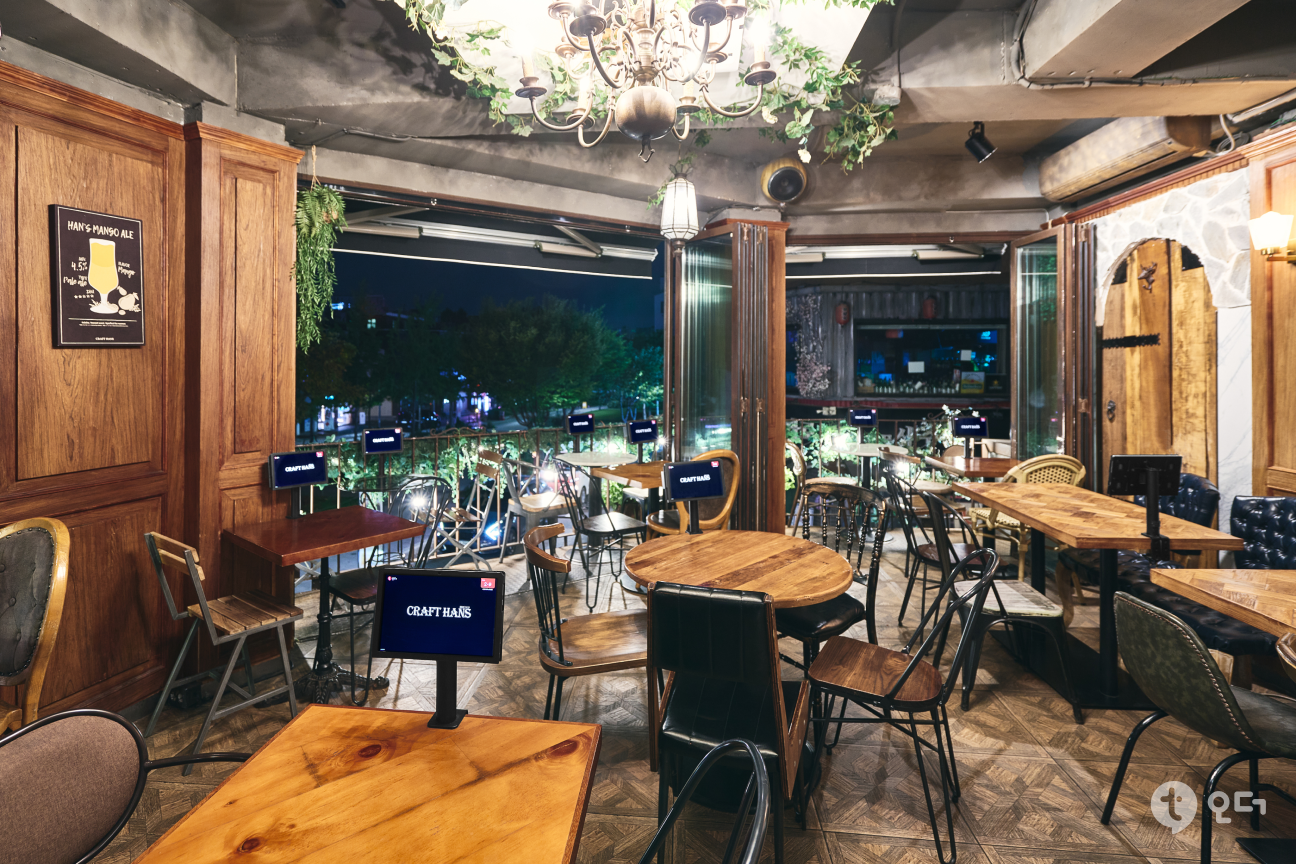 티오더 매장 가이드 설치 사례 크래프트한스 2