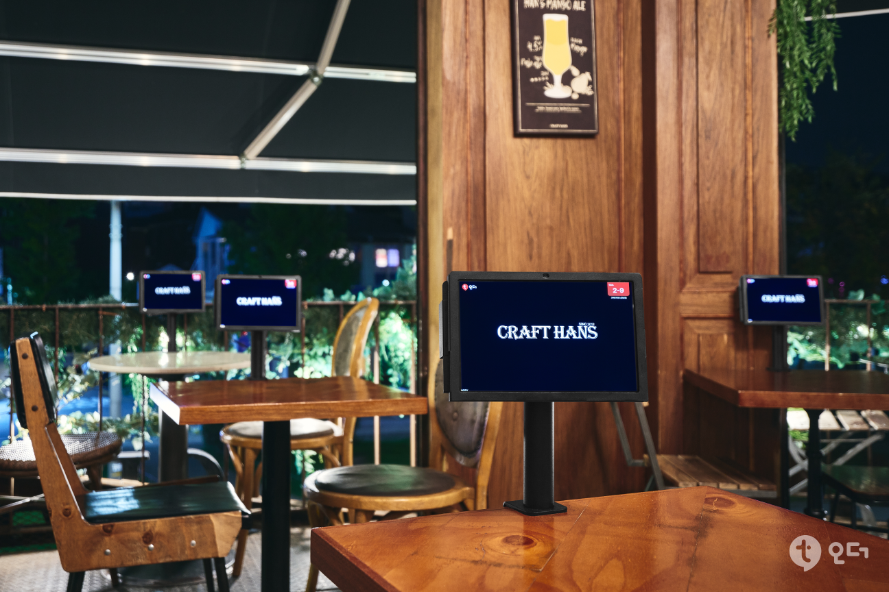 티오더 매장 가이드 설치 사례 크래프트한스 4