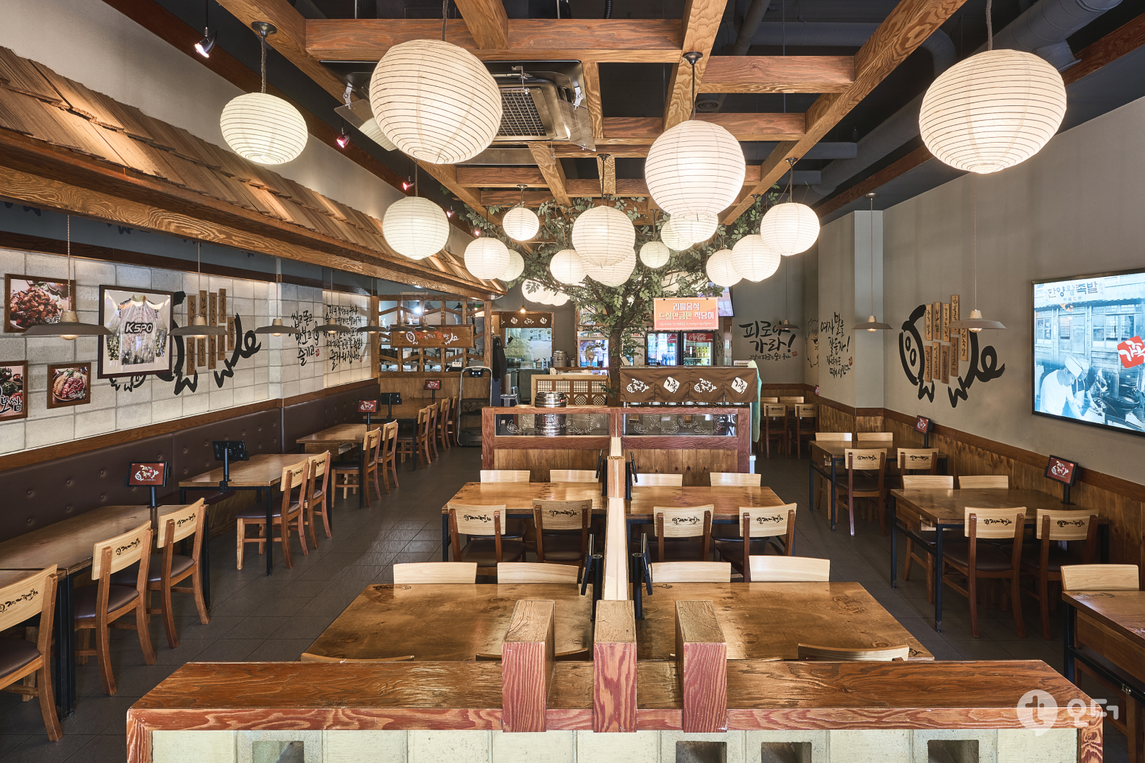 티오더 매장 가이드 설치 사례 가장 맛있는 족발 2