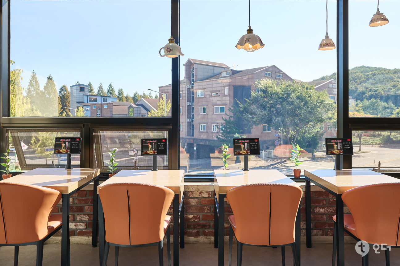 티오더 매장 가이드 설치 사례 맛나감자탕 4