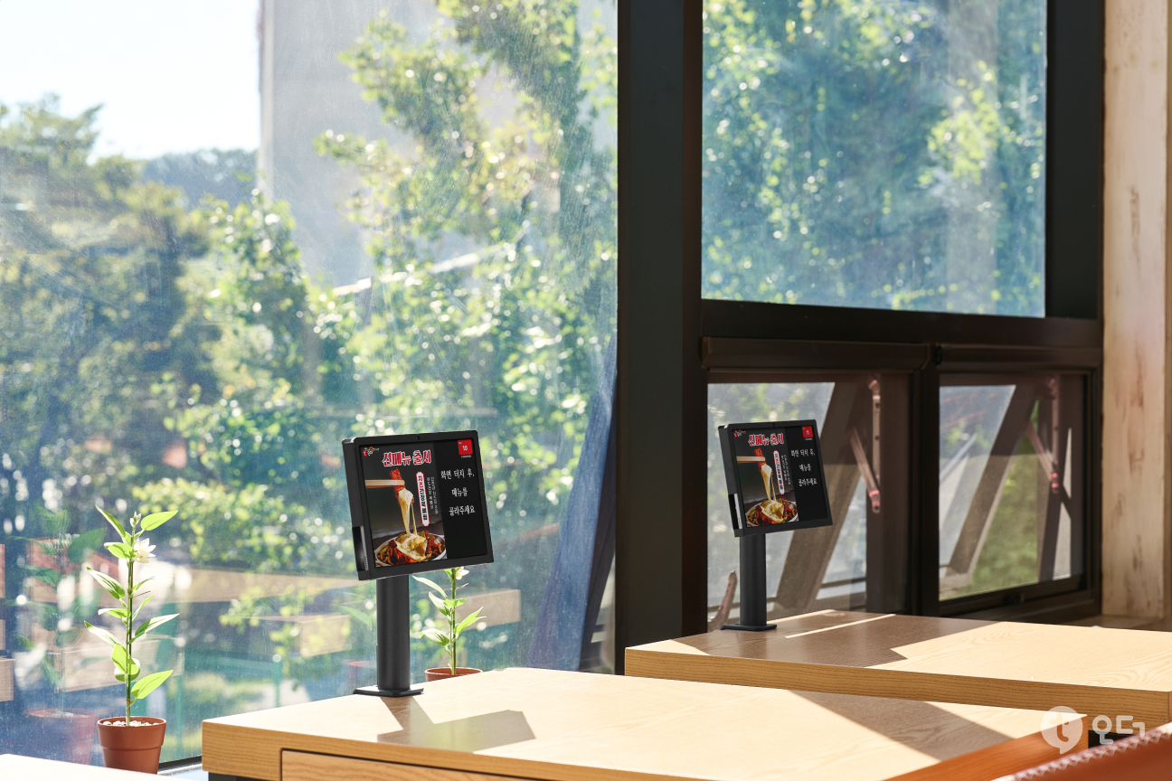 티오더 매장 가이드 설치 사례 맛나감자탕 6