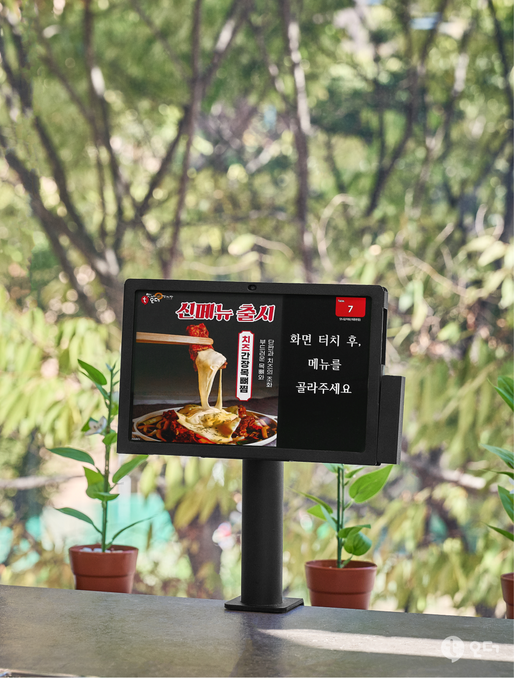 티오더 매장 가이드 설치 사례 맛나감자탕 7