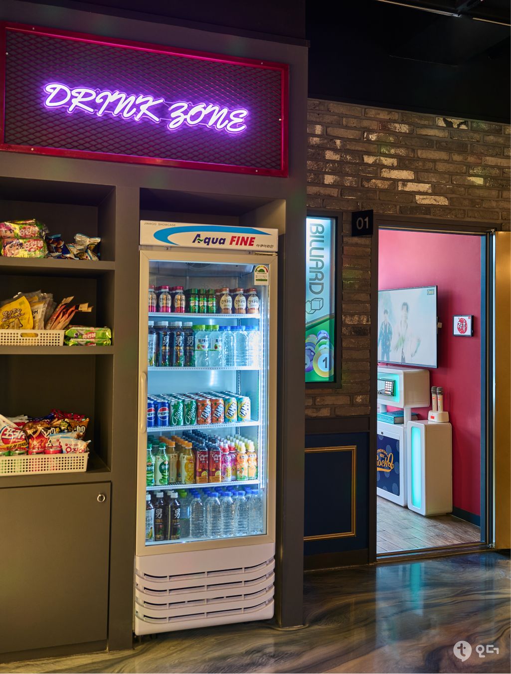 티오더 매장 가이드 설치 사례 락휴 노래연습장 3