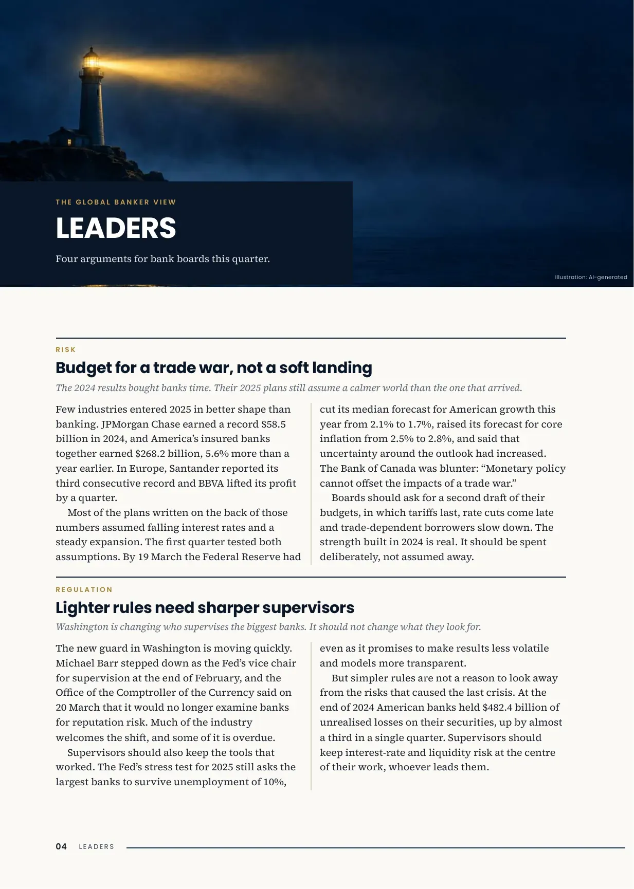 TGB Magazine Q2 2025, Issue 02, page 4: Leaders