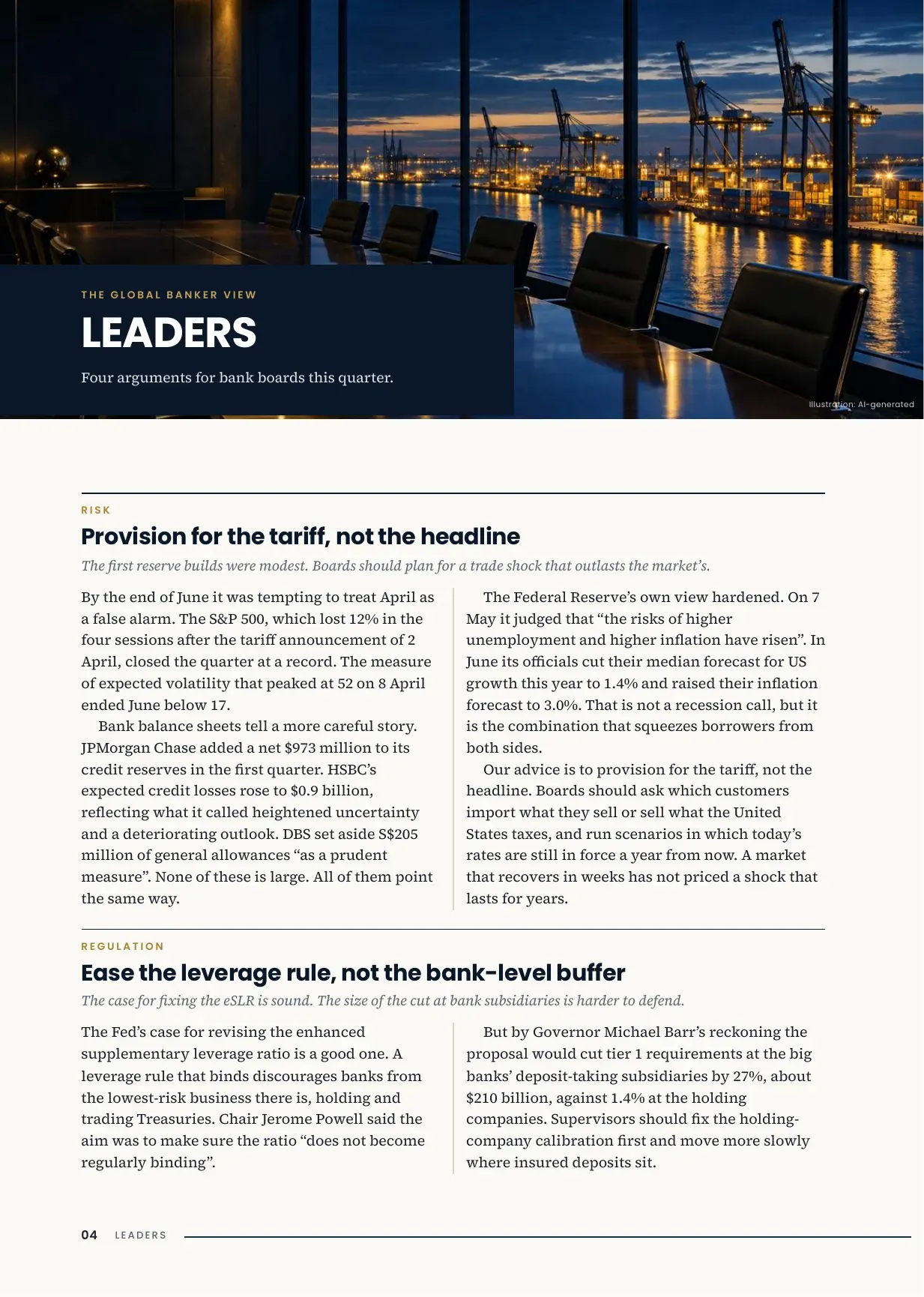 TGB Magazine Q3 2025, Issue 03, page 4: Leaders