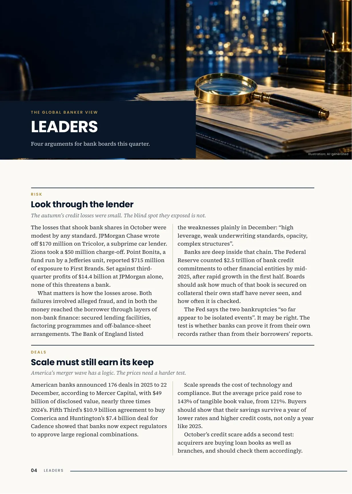 TGB Magazine Q1 2026, Issue 05, page 4: Leaders