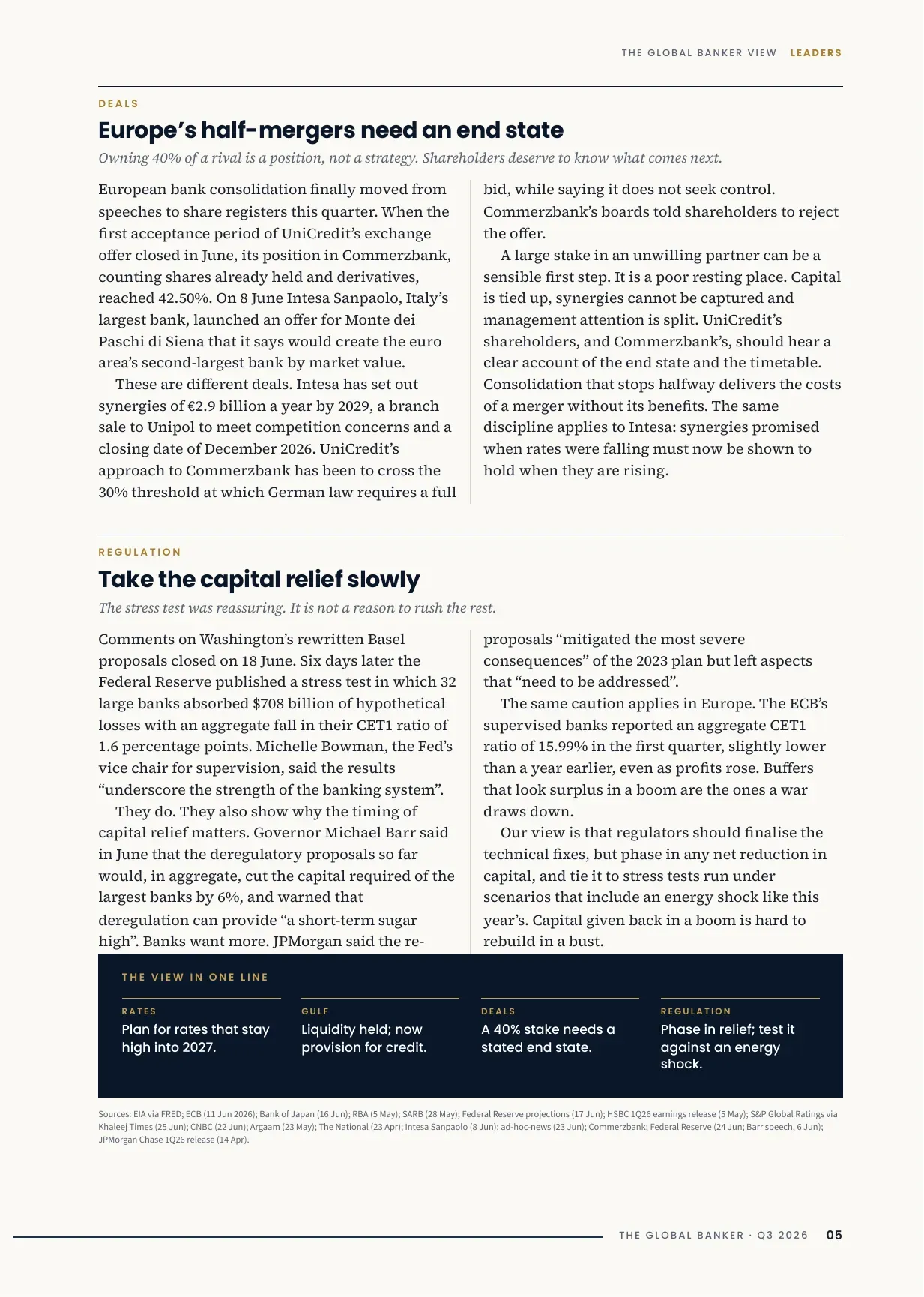 TGB Magazine Q3 2026, Issue 07, page 5: Leaders