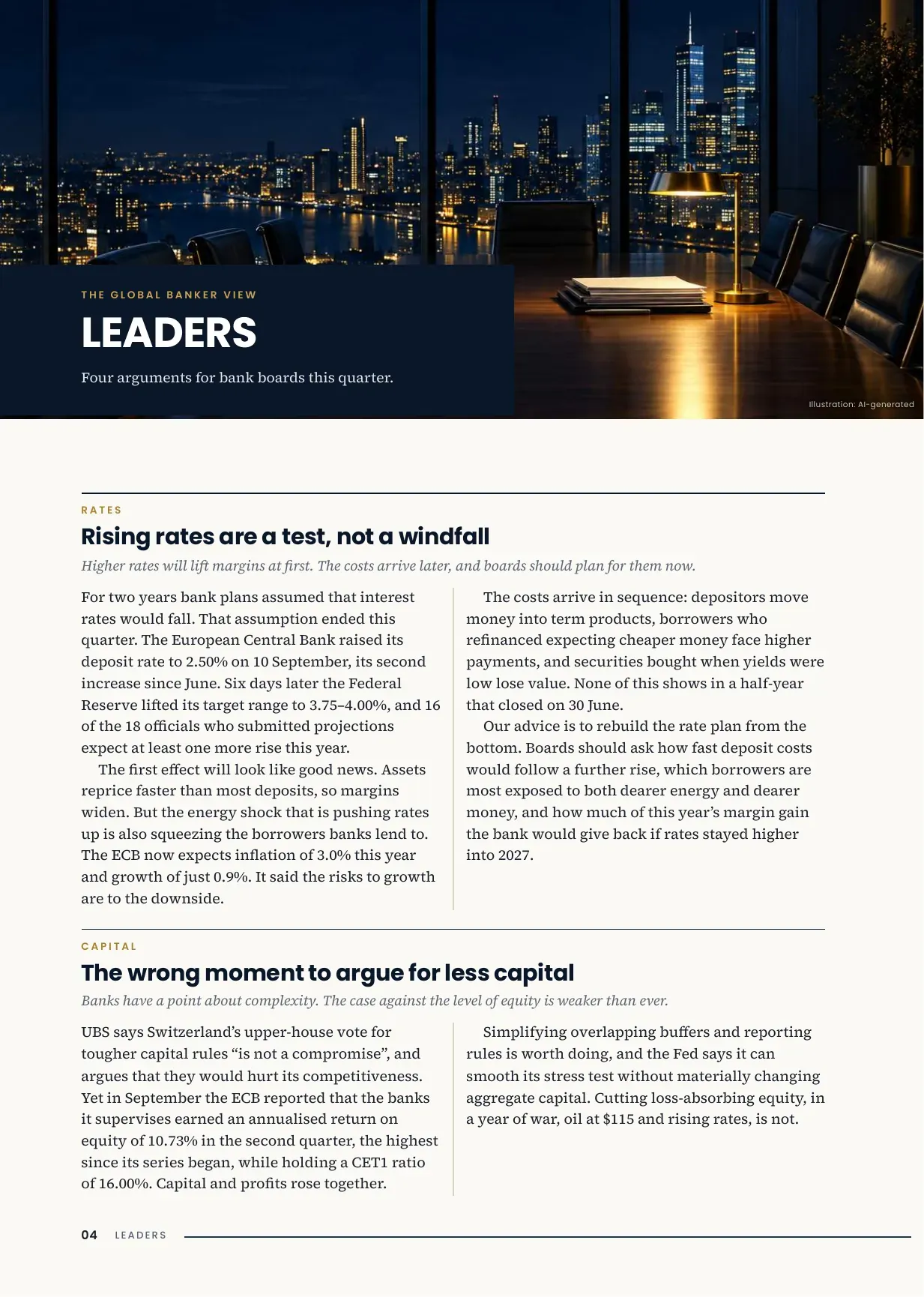 TGB Magazine Q4 2026, Issue 08, page 4: Leaders