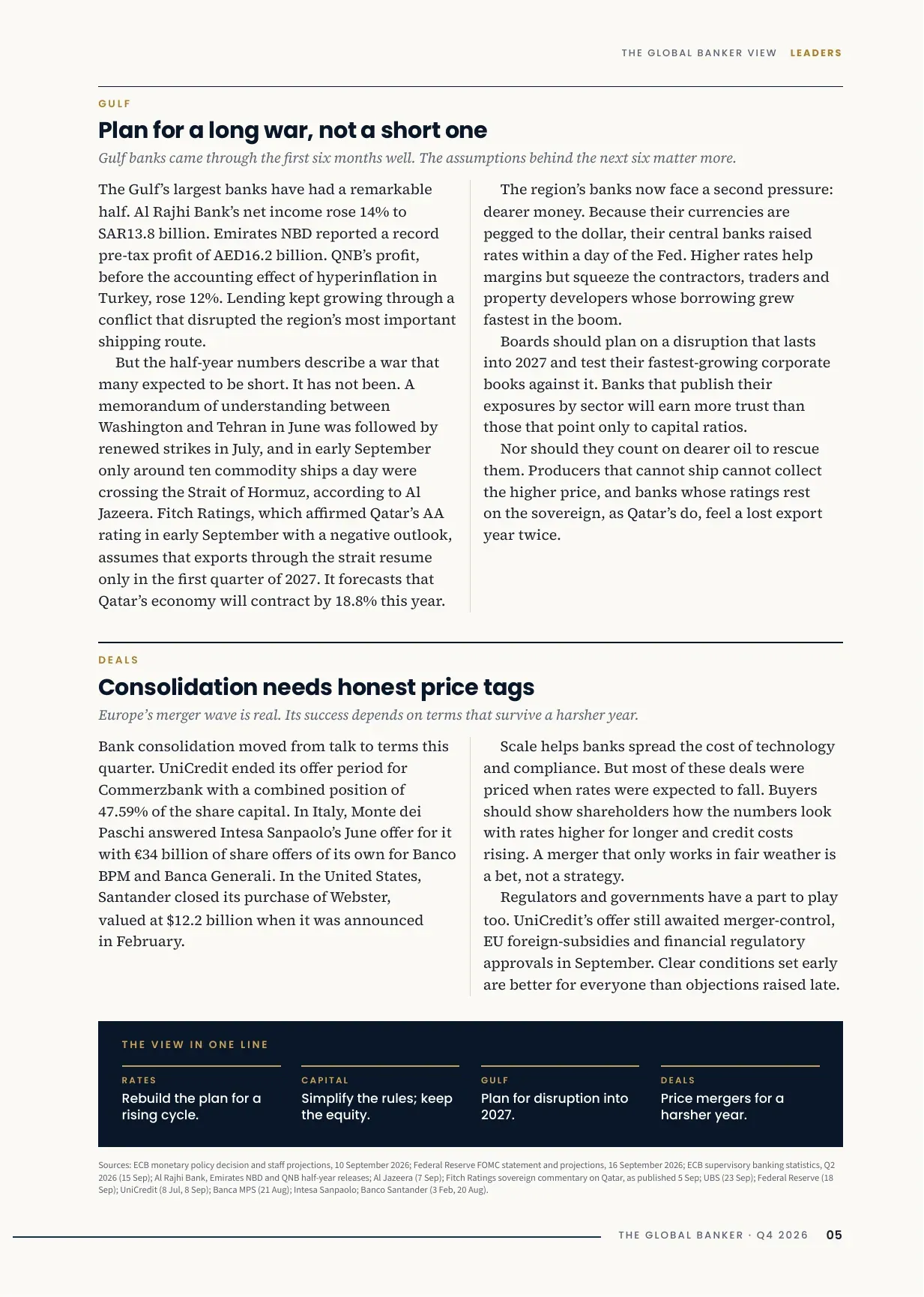 TGB Magazine Q4 2026, Issue 08, page 5: Leaders