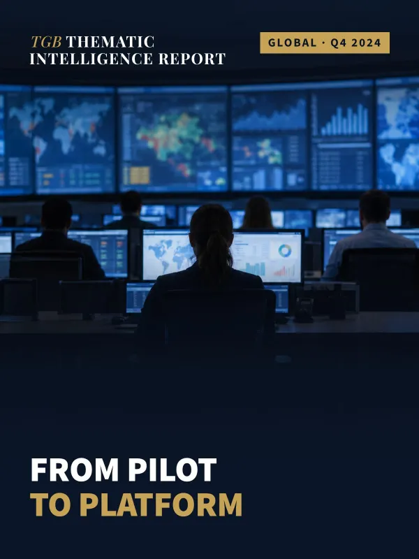 AI and Automation in Banking: From Pilot to Platform — TGB Intelligence Report Q4 2024