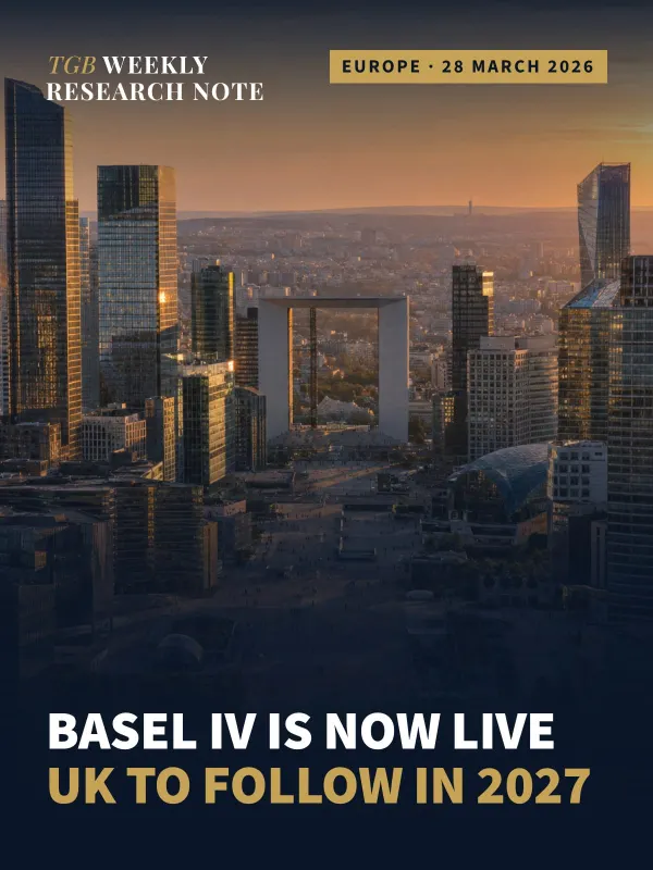 Basel IV is now live in the EU, with the UK to follow in 2027: early data shows capital impacts broadly in line with pre-implementation estimates