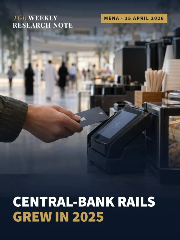 Instant-payment rails scaled up in the UAE and Egypt in 2025, while mada led Saudi Arabia's e-payment growth