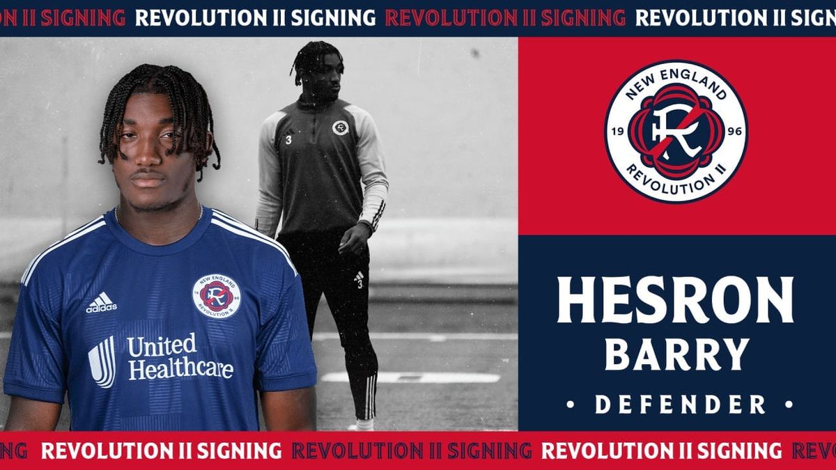 Revolution II Sign Defender Hesron Barry Post feature image