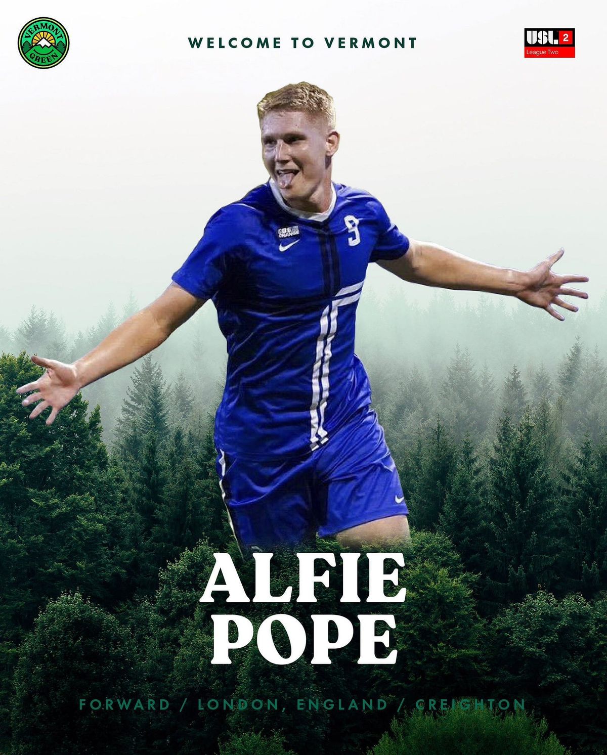 The Vermont Green FC - Creighton Connection Grows Stronger Post feature image