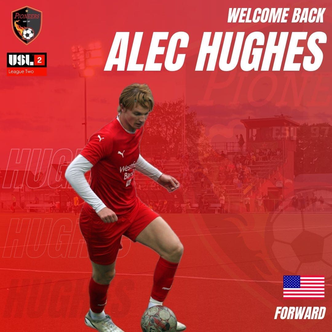 Western Mass Pioneers Confirm the Return of Alec Hughes for the 2024 Season Post feature image