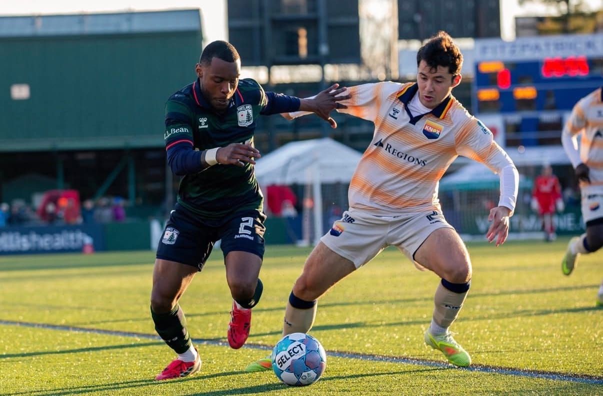 Portland Hearts of Pine Outside Backs Active In Home Opener Post feature image