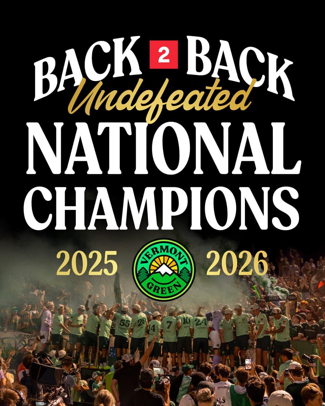 Vermont Green Wins Back-to-Back USL League Two Titles Post feature image