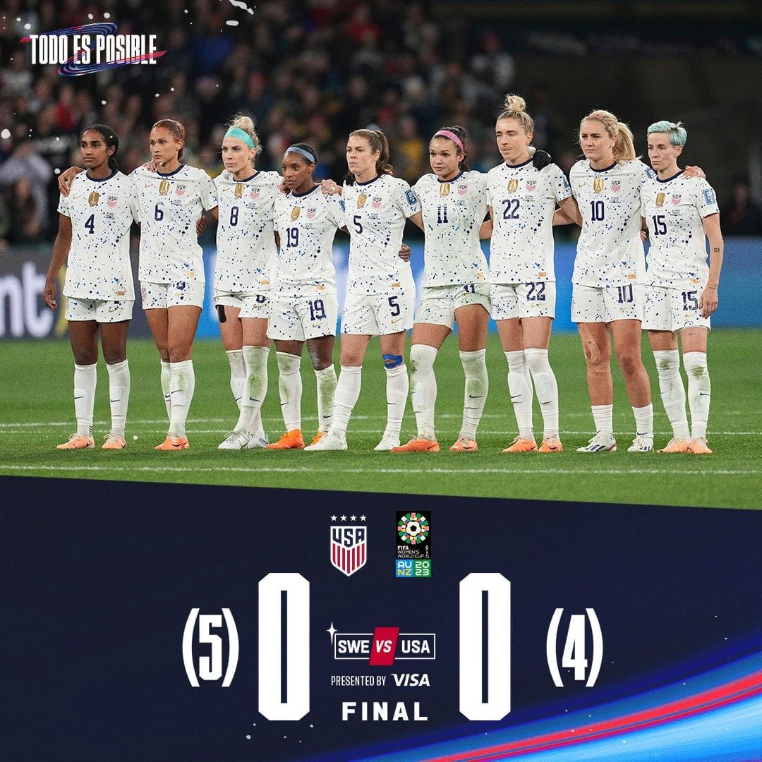 Women's World Cup Recap: United States 0 (4) - Sweden 0 (5) Post image