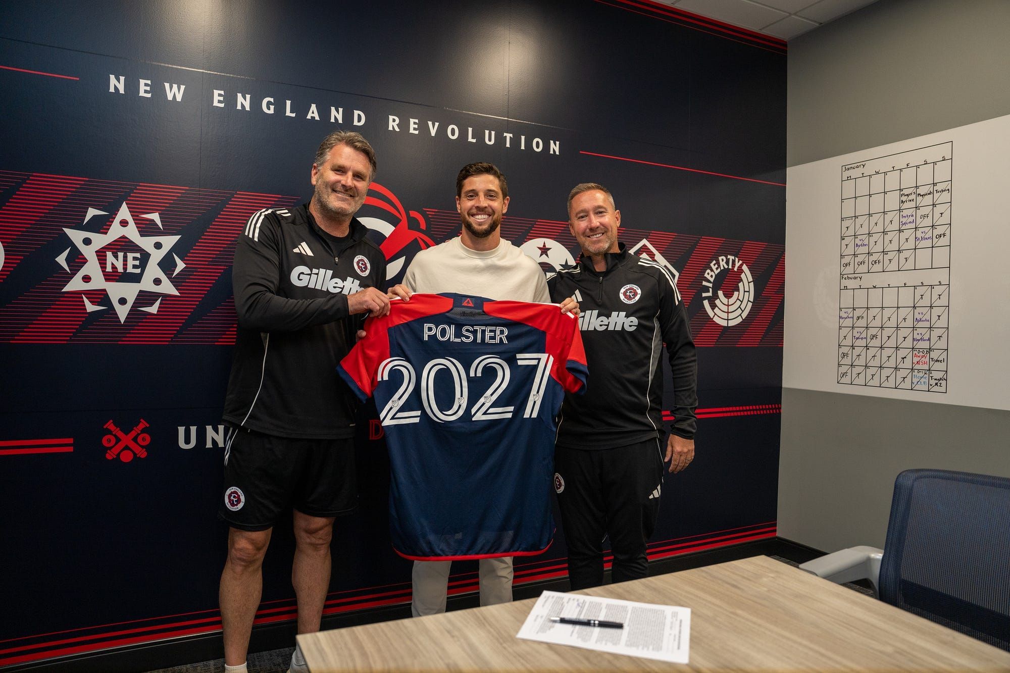 Revolution Players Happy Matt Polster Signed Contract Extension Post image