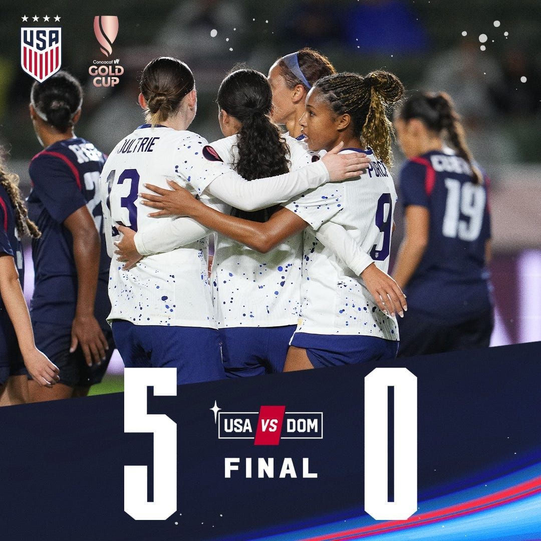USWNT Recap: United States 5 - Dominican Republic 0 Post image