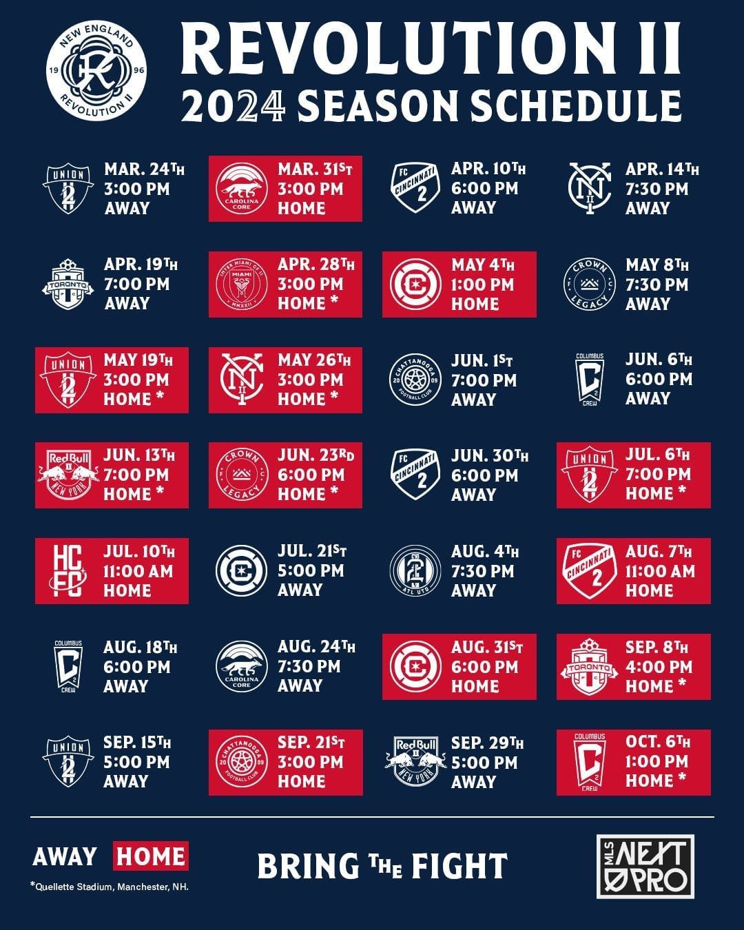 Revolution II Announce 2024 Schedule Post image
